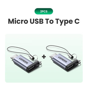 UGREEN USB Type-C Adapter Type C To Micro USB Female To Male Converters For Xiaomi Samsung Charger Data Cable USBC USB C Adapter