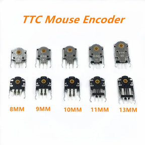 2Pcs Original TTC Mouse Encoder Highly Accurate 7mm-14mm yellow Core Solve sensei TEN RIVAL 300 310 g102 304 G703 wheel problem