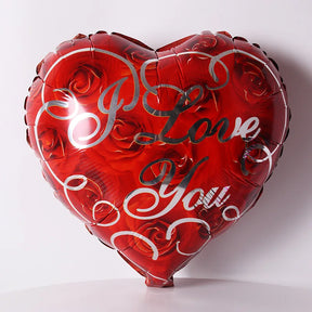 10pcs 18inch Valentines Helium Balloons I Love You Heart Shaped Foil Balloon Romantic Wedding Valentine's Day  Party Decorations