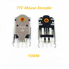 2Pcs Original TTC Mouse Encoder Highly Accurate 7mm-14mm yellow Core Solve sensei TEN RIVAL 300 310 g102 304 G703 wheel problem