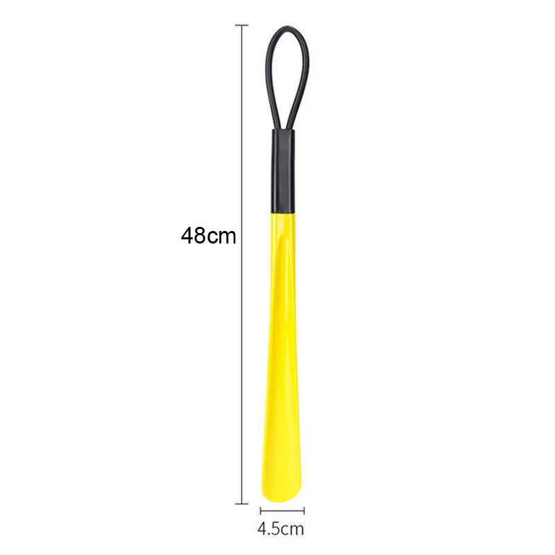 1pc Extra long flexible plastic shoe horns do not require bending durable shoe spoons for pregnant women wearing shoe assistants