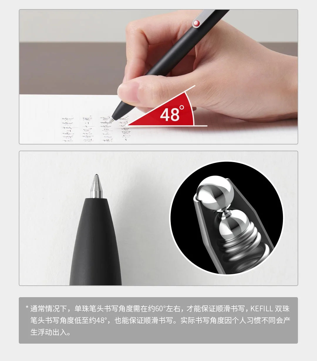 Kawaii Kaco Press Gel Pen School Stationery 0.5mm Quick Dry Black ink Signature Pens 800 Meter Fluent Writing for Office