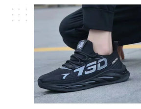 Men's casual light mesh sports shoes summer breathable cool running shoes fashion soft sole comfortable non slip male's sneakers