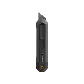 Deli Black Sk2 Blade 3 Styles Tool Retractable Push Button Self-Locking Paper Cutting Utility Knife Office Supplies Stationery