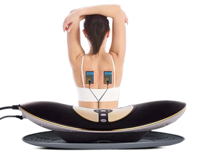 2023 Problem Solving Products Physiotherapy Equipment Lumbar Traction Machine Lower Back Massager With EMS Heat And Vibration