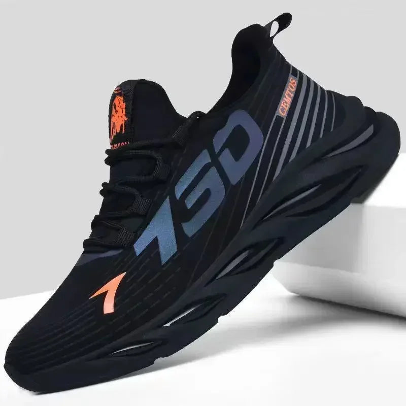 Men's casual light mesh sports shoes summer breathable cool running shoes fashion soft sole comfortable non slip male's sneakers