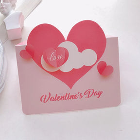 10pcs Cards Valentines Day Gift Love Postcard Wedding Invitation Greeting Cards Anniversary for Her Valentines Day Gift Card